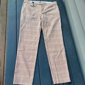 Mango Plaid Pants 8
